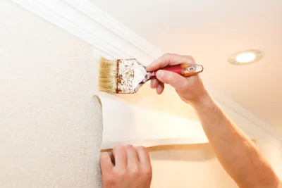 Pose de papier peint à Estarvielle — revêtements muraux et toiles de verre